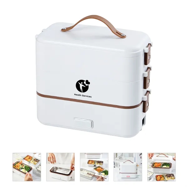 Double Layer Portable Lunch Warm Box