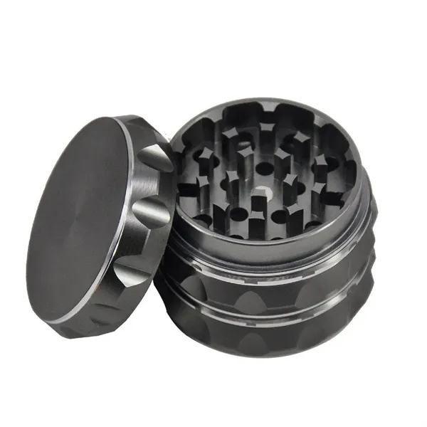 50mm 4-Layer Aluminum Alloy Tower Smoke Grinder - 50mm 4-Layer Aluminum Alloy Tower Smoke Grinder - Image 6 of 10