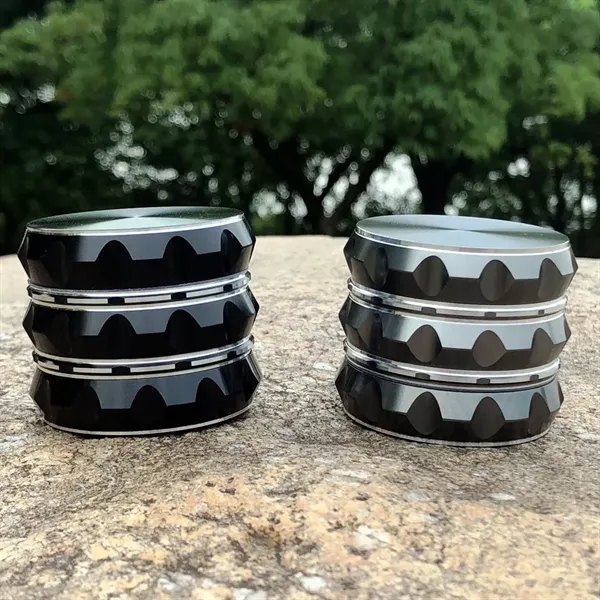 50mm 4-Layer Aluminum Alloy Tower Smoke Grinder - 50mm 4-Layer Aluminum Alloy Tower Smoke Grinder - Image 8 of 10