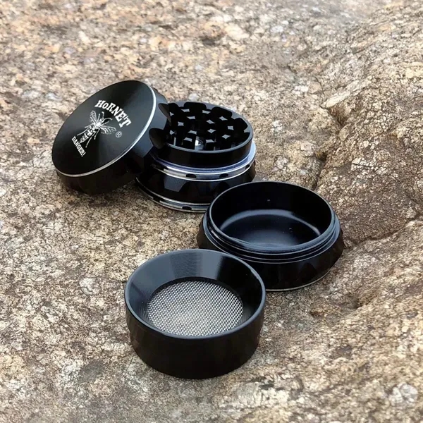 50mm 4-Layer Aluminum Alloy Tower Smoke Grinder - 50mm 4-Layer Aluminum Alloy Tower Smoke Grinder - Image 10 of 10