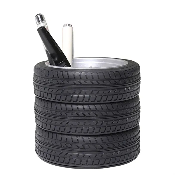 Imitation Tire Shaped Pen Holder Storage Ornaments - Imitation Tire Shaped Pen Holder Storage Ornaments - Image 1 of 6