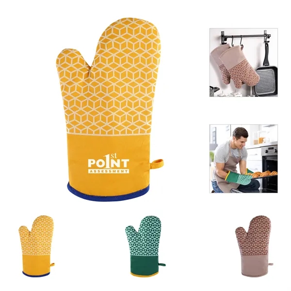Silicone Oven Mitts Insulation Gloves Pot Holder - Silicone Oven Mitts Insulation Gloves Pot Holder - Image 0 of 4