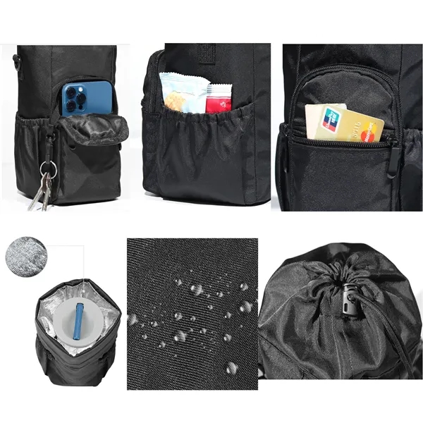 Insulated Water Bottle Holder with Strap - Insulated Water Bottle Holder with Strap - Image 2 of 4