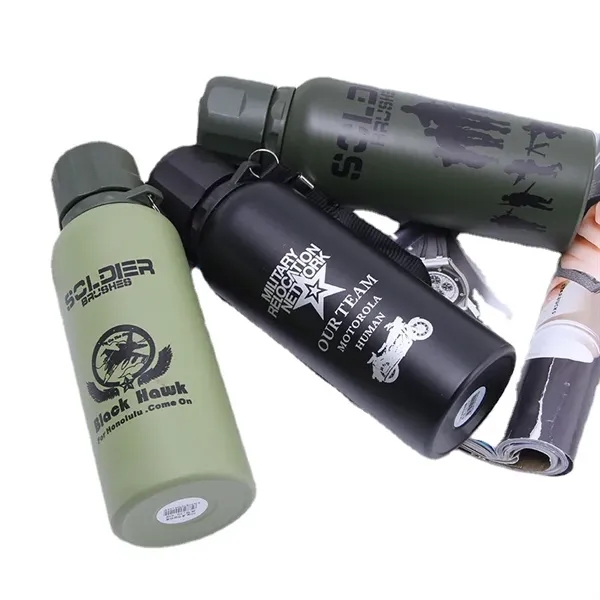 15 OZ. Cadet Stainless Steel Water Bottles - 15 OZ. Cadet Stainless Steel Water Bottles - Image 4 of 5