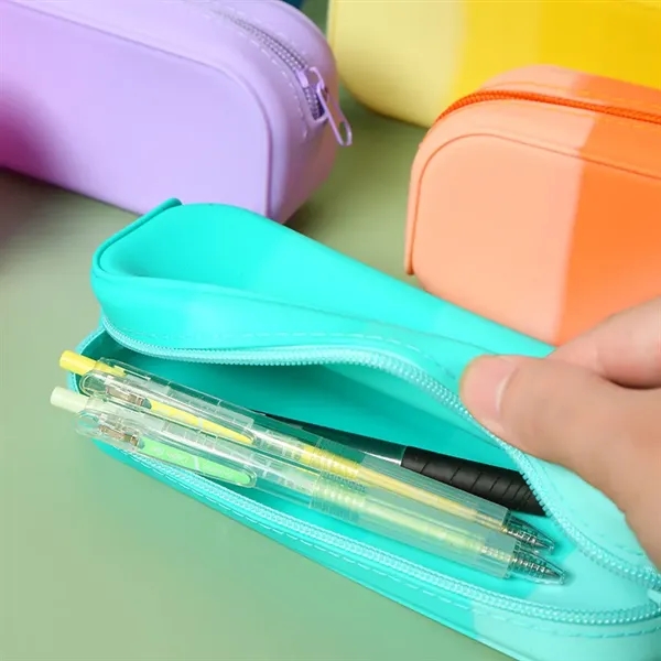 Silicone Pen Pencil Case - Silicone Pen Pencil Case - Image 6 of 9