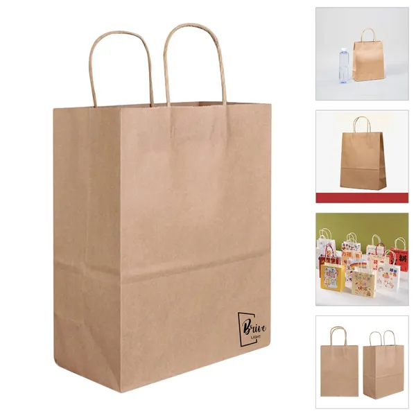 Kraft Brown Shopper Bag - Kraft Brown Shopper Bag - Image 0 of 3