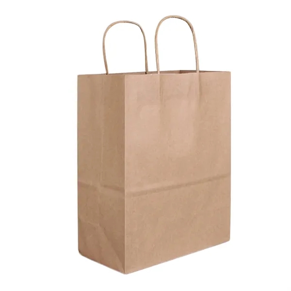 Kraft Brown Shopper Bag - Kraft Brown Shopper Bag - Image 2 of 3