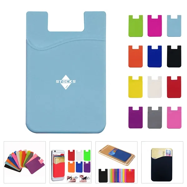 Silicone Cell Phone Wallet - Silicone Cell Phone Wallet - Image 0 of 15