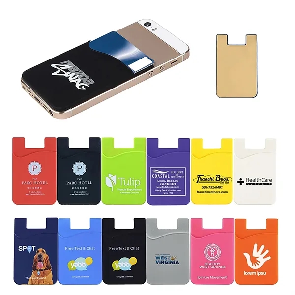 Silicone Cell Phone Wallet - Silicone Cell Phone Wallet - Image 5 of 15
