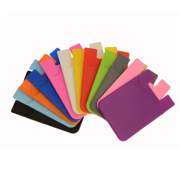 Silicone Cell Phone Wallet - Silicone Cell Phone Wallet - Image 6 of 15