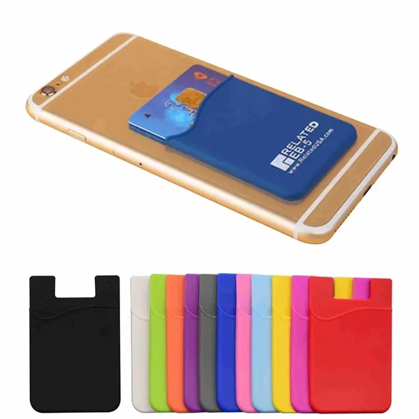 Silicone Cell Phone Wallet - Silicone Cell Phone Wallet - Image 7 of 15