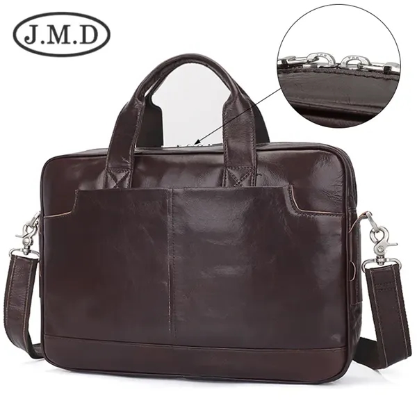 Genuine Leather 15.6 Inch Laptop Briefcase Bag - Genuine Leather 15.6 Inch Laptop Briefcase Bag - Image 1 of 4