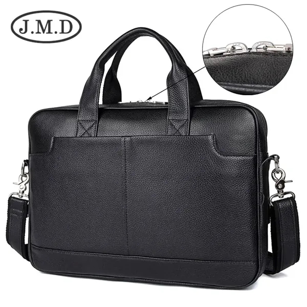 Genuine Leather 15.6 Inch Laptop Briefcase Bag - Genuine Leather 15.6 Inch Laptop Briefcase Bag - Image 2 of 4