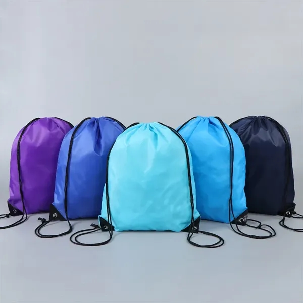 210D Polyester Drawstring Bags Cinch Sack - 210D Polyester Drawstring Bags Cinch Sack - Image 1 of 5