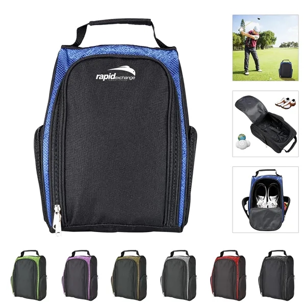 600D Golf Shoe Bags With Pockets - 600D Golf Shoe Bags With Pockets - Image 0 of 7