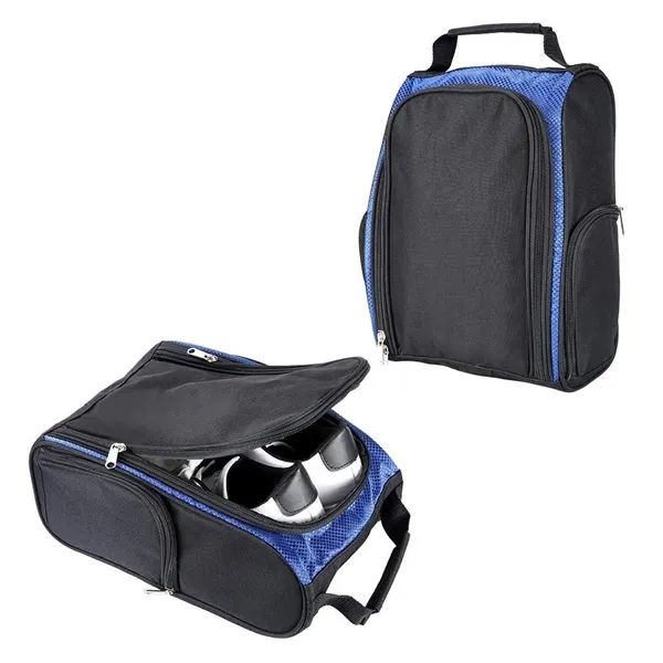 600D Golf Shoe Bags With Pockets - 600D Golf Shoe Bags With Pockets - Image 1 of 7