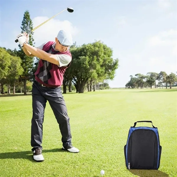 600D Golf Shoe Bags With Pockets - 600D Golf Shoe Bags With Pockets - Image 4 of 7