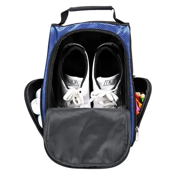 600D Golf Shoe Bags With Pockets - 600D Golf Shoe Bags With Pockets - Image 5 of 7