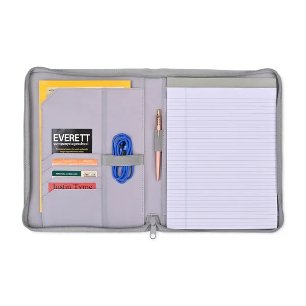 Morgan Executive Zippered Padfolio - Morgan Executive Zippered Padfolio - Image 4 of 5