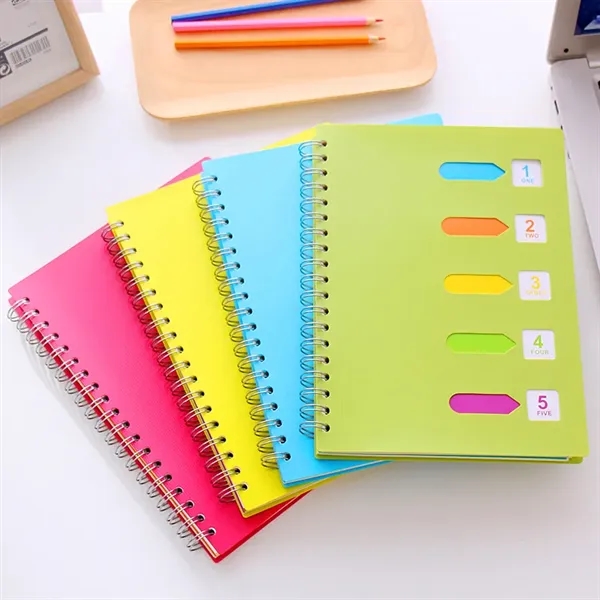 Spiral Notebook with Tabs