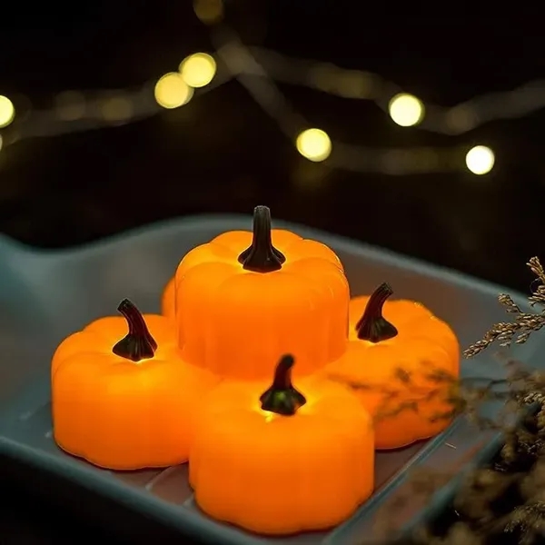 Halloween LED Pumpkin Candle - Halloween LED Pumpkin Candle - Image 1 of 5