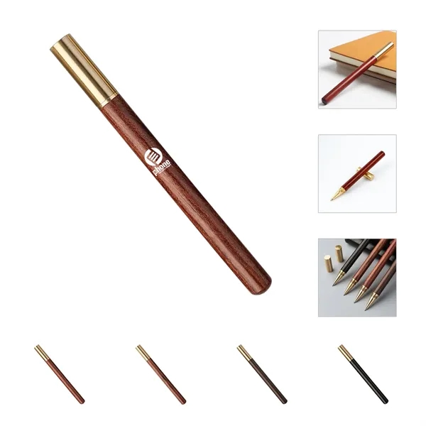 Wood Metal Roller Gift Pens - Wood Metal Roller Gift Pens - Image 0 of 4