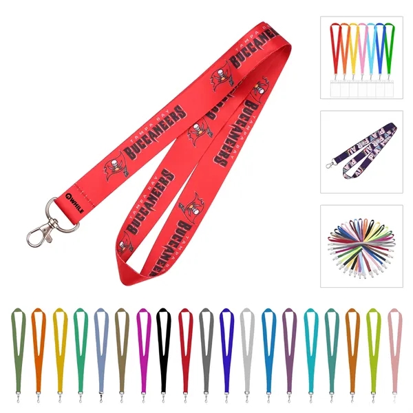 3/4" Full Color Dye Sublimation Lanyard - 3/4" Full Color Dye Sublimation Lanyard - Image 0 of 13