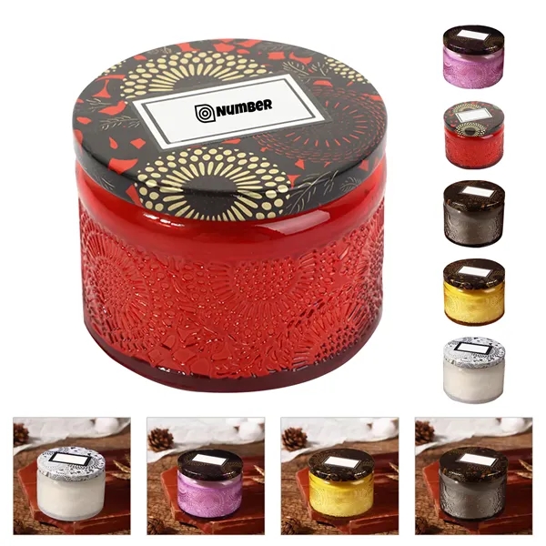 10 Oz. Scented Candle In Jar W/ Lid