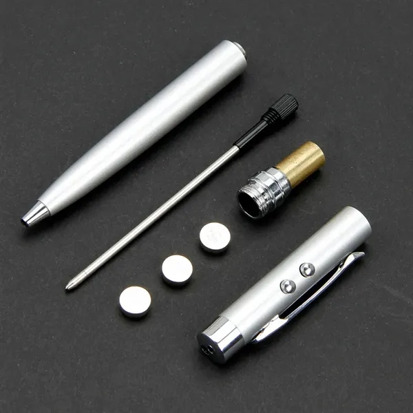 3 in 1 Led light laser pen ballpoint - 3 in 1 Led light laser pen ballpoint - Image 2 of 7
