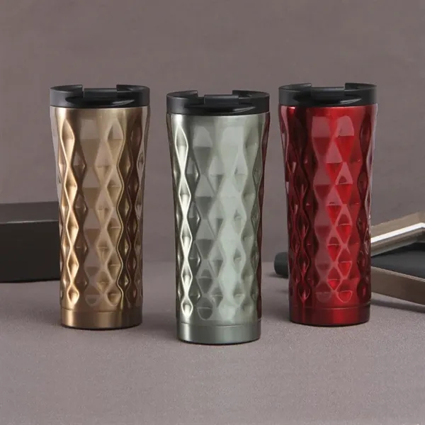 Diamond Vacuum Insulated Tumbler - Diamond Vacuum Insulated Tumbler - Image 1 of 8
