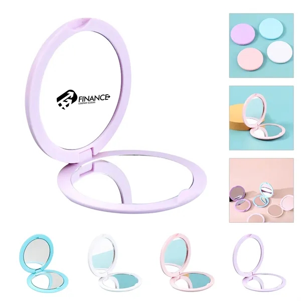 Round Folding Compact Mirror - Round Folding Compact Mirror - Image 0 of 5
