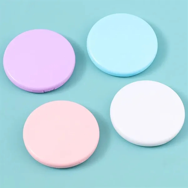 Round Folding Compact Mirror - Round Folding Compact Mirror - Image 2 of 5