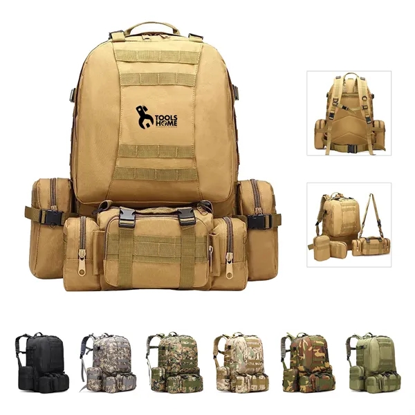 60L Molle Military Tactical Backpack - 60L Molle Military Tactical Backpack - Image 0 of 0