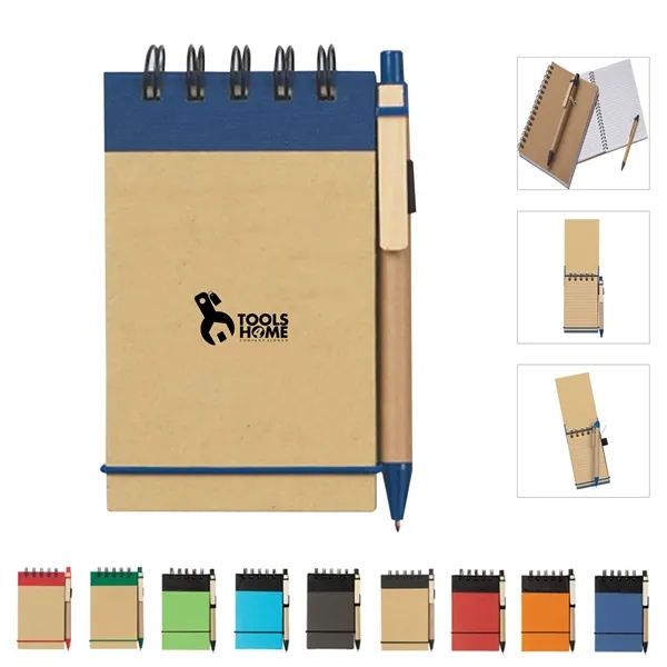 Recycled Jotter Notepad With Paper Pen - Recycled Jotter Notepad With Paper Pen - Image 0 of 0