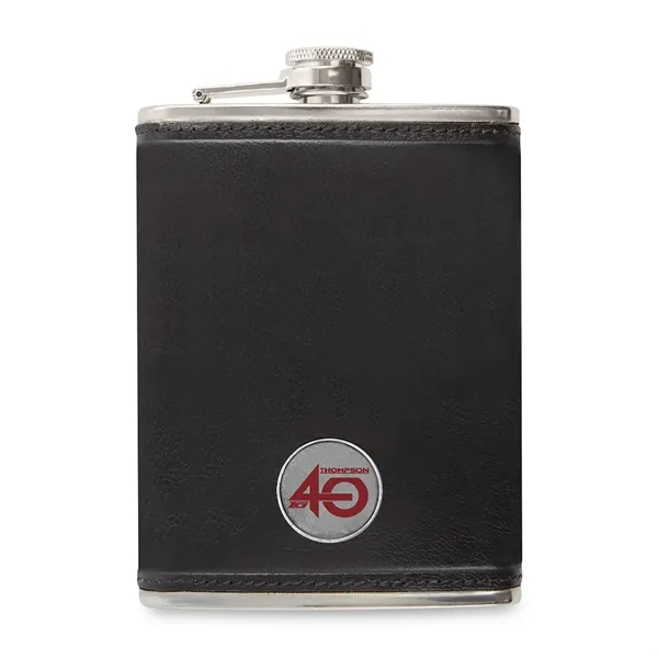 Ahead Leather Flask - Ahead Leather Flask - Image 0 of 1