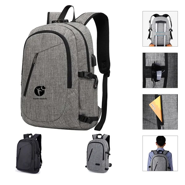 Travel Laptop Anti-Theft Water Resistant Backpack - Travel Laptop Anti-Theft Water Resistant Backpack - Image 0 of 0