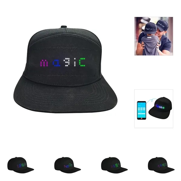 Animated Bluetooth Led Sign Hat - Animated Bluetooth Led Sign Hat - Image 0 of 1