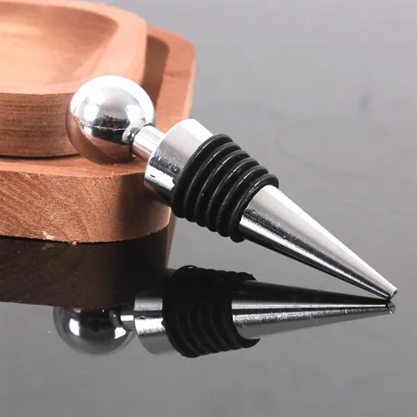 Stainless Steel Wine Stopper - Stainless Steel Wine Stopper - Image 2 of 2