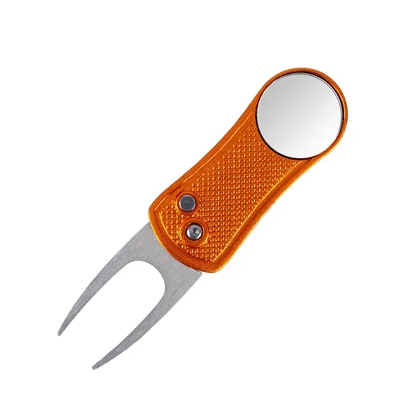 Foldable Golf Divot Tool with Magnetic Ball Marker - Foldable Golf Divot Tool with Magnetic Ball Marker - Image 1 of 6
