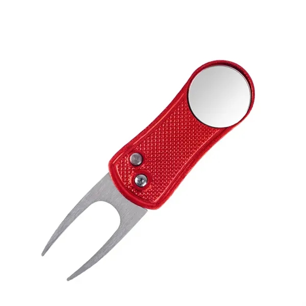 Foldable Golf Divot Tool with Magnetic Ball Marker - Foldable Golf Divot Tool with Magnetic Ball Marker - Image 2 of 6