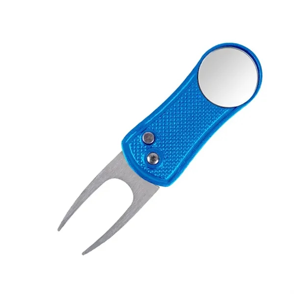 Foldable Golf Divot Tool with Magnetic Ball Marker - Foldable Golf Divot Tool with Magnetic Ball Marker - Image 5 of 6
