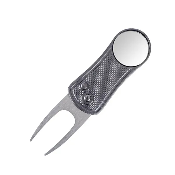 Foldable Golf Divot Tool with Magnetic Ball Marker - Foldable Golf Divot Tool with Magnetic Ball Marker - Image 6 of 6
