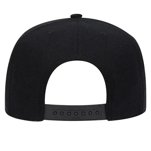 Wool Blend Twill Square Flat Visor "SNAP" 5 Panel Hat - Wool Blend Twill Square Flat Visor "SNAP" 5 Panel Hat - Image 6 of 60
