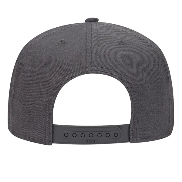 Wool Blend Twill Square Flat Visor "SNAP" 5 Panel Hat - Wool Blend Twill Square Flat Visor "SNAP" 5 Panel Hat - Image 23 of 60