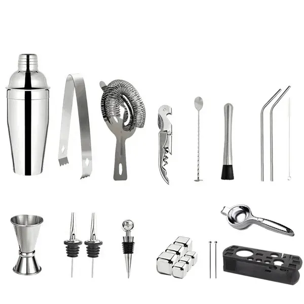 23-Piece Cocktail Shaker Set - 23-Piece Cocktail Shaker Set - Image 1 of 2