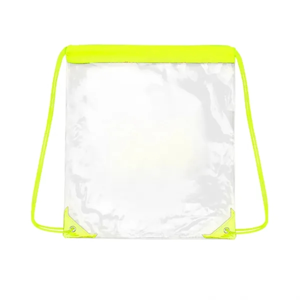 Clear Stadium Drawstring Backpack - Clear Stadium Drawstring Backpack - Image 6 of 26
