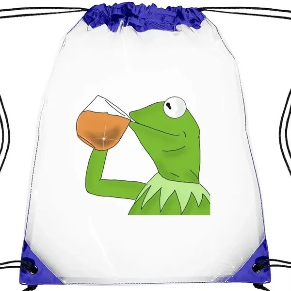Clear Stadium Drawstring Backpack - Clear Stadium Drawstring Backpack - Image 8 of 26