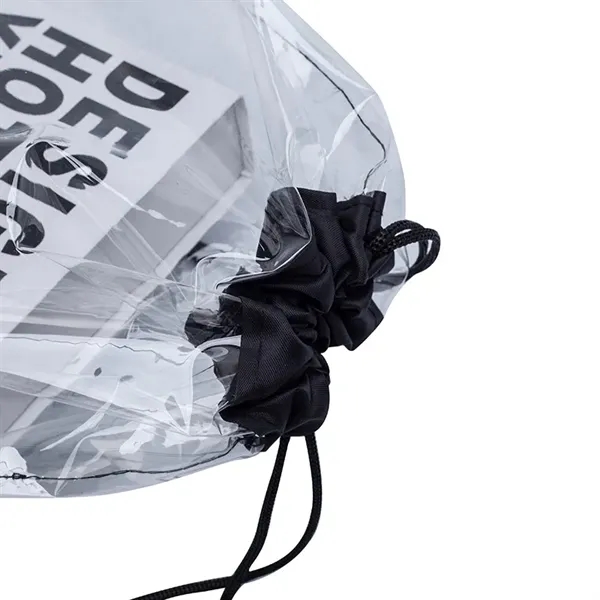 Clear Stadium Drawstring Backpack - Clear Stadium Drawstring Backpack - Image 10 of 26