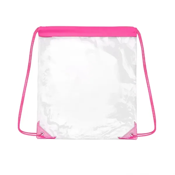 Clear Stadium Drawstring Backpack - Clear Stadium Drawstring Backpack - Image 12 of 26