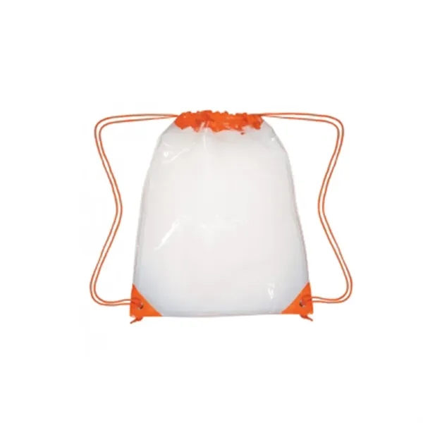 Clear Stadium Drawstring Backpack - Clear Stadium Drawstring Backpack - Image 13 of 26